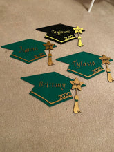 Load image into Gallery viewer, Graduation cap wood door wreaths