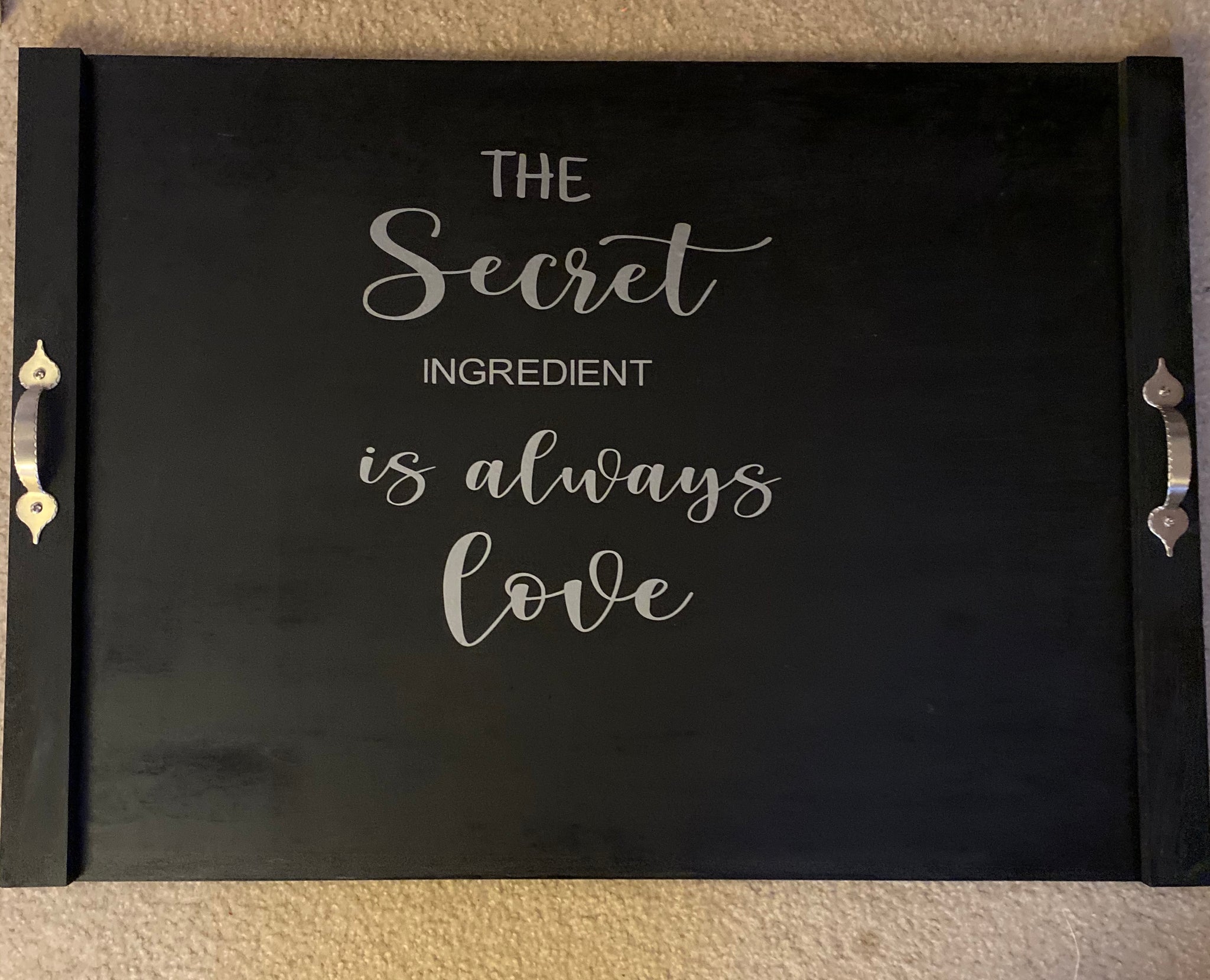 The Secret Ingredient is Always Love Noodle Board / Stove Top