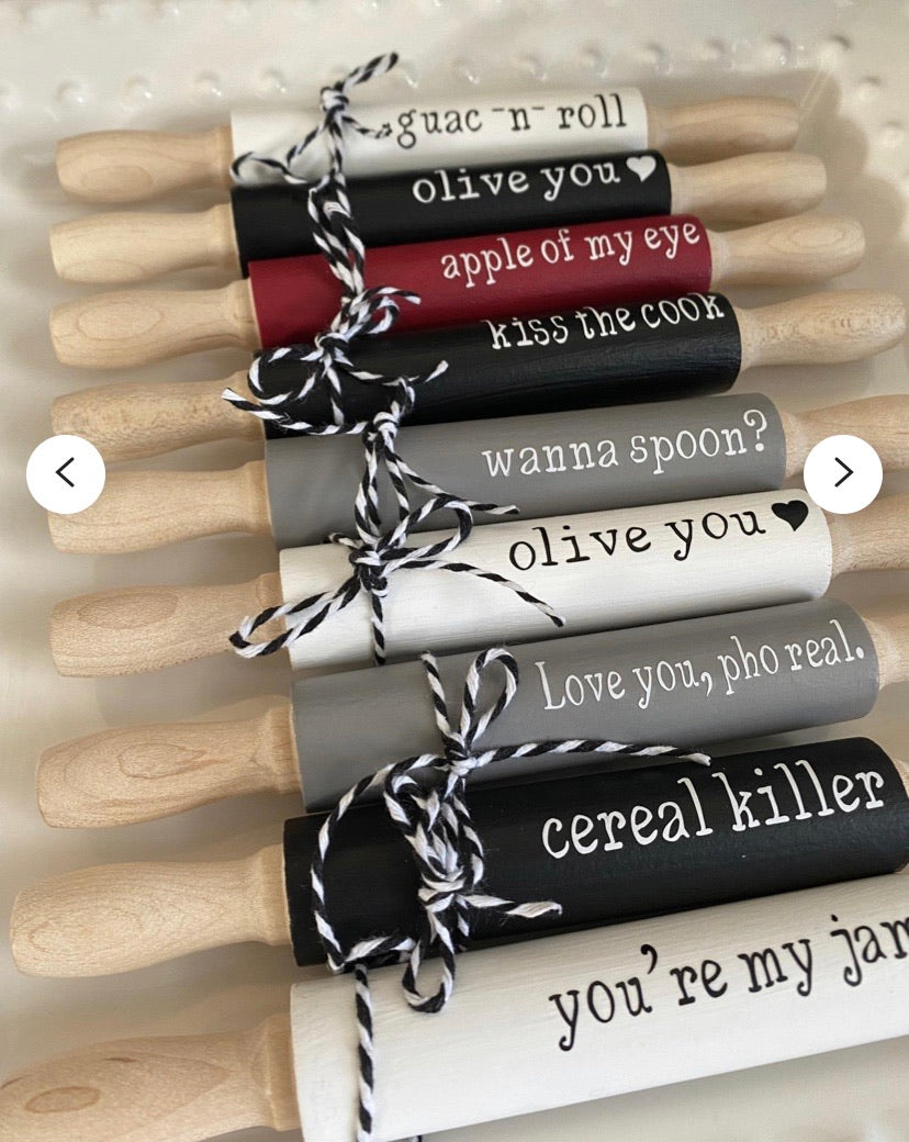 New !!! Miniature rolling pins