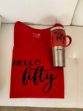 Load image into Gallery viewer, Custom T-shirts and Matching Mug Gift Set
