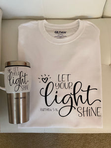 Custom T-shirts and Matching Mug Gift Set