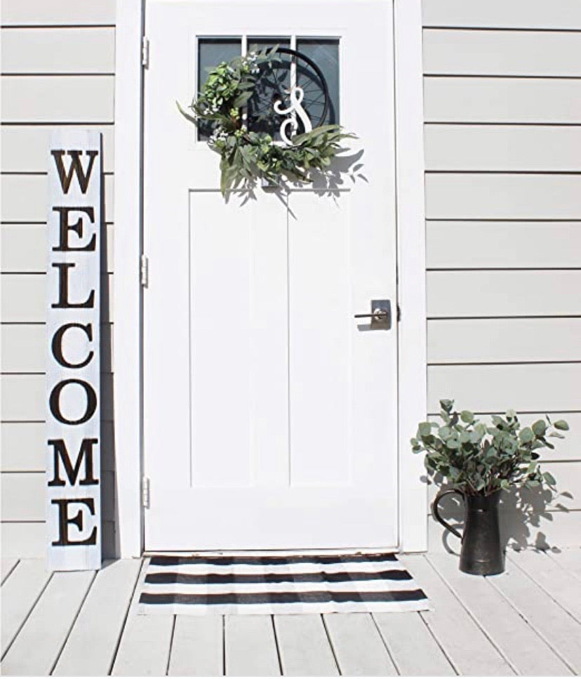 Vintage Farmhouse Welcome sign handmade